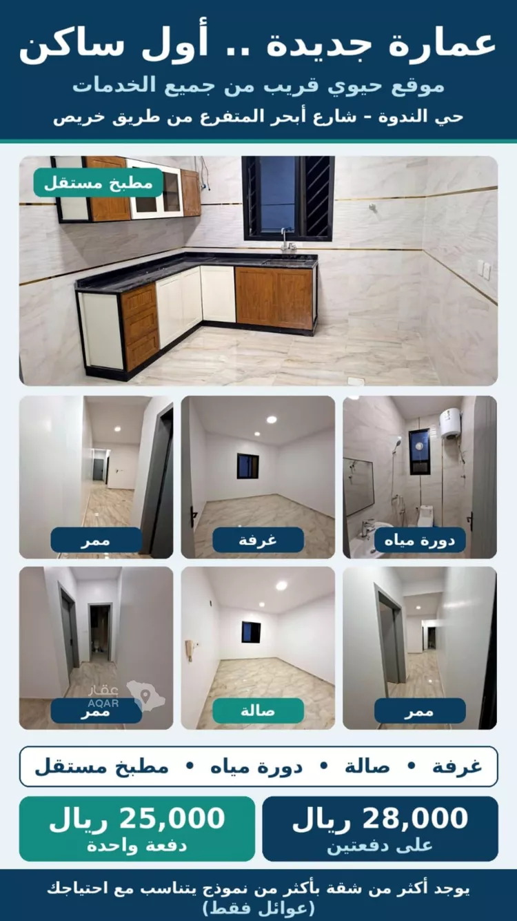 شقة للإيجار في شارع خريص, حي النظيم, مدينة الرياض, منطقة الرياض