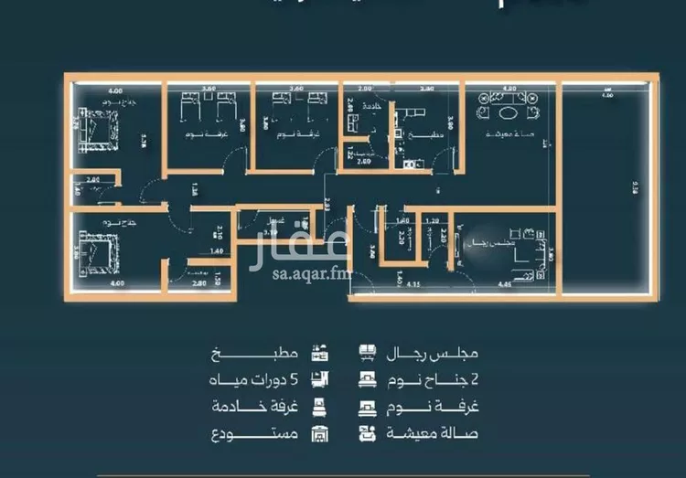 شقة للبيع في شارع نشطون, حي النزهة, مدينة جدة, منطقة مكة المكرمة صورة 2