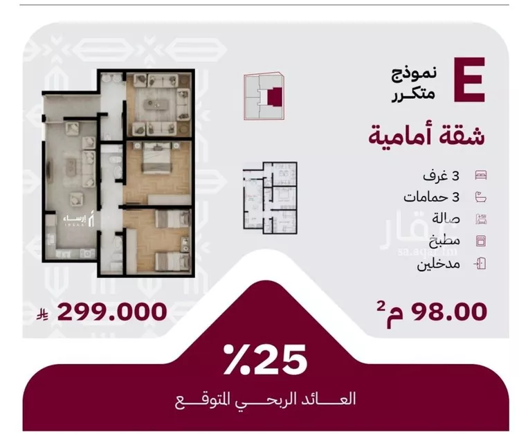 شقة للبيع في شارع عثمان ابن عوف, حي الريان, مدينة جدة, منطقة مكة المكرمة 6