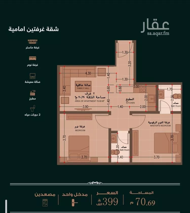 شقة للبيع في شارع اهبان بن عباد, حي النعيم, مدينة جدة, منطقة مكة المكرمة صورة 2