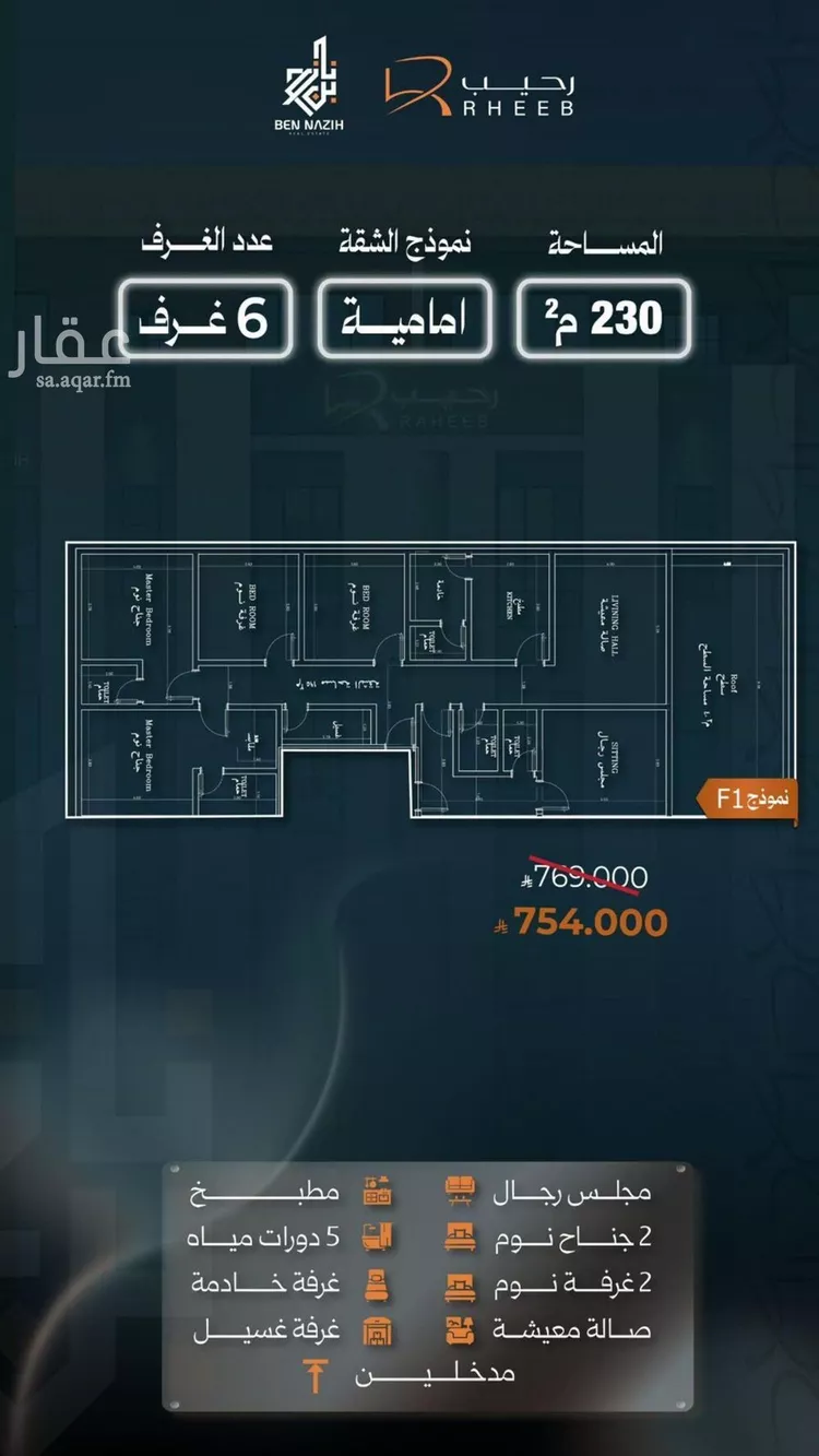 شقة للبيع في شارع نشطون, حي النزهة, مدينة جدة, منطقة مكة المكرمة صورة 4