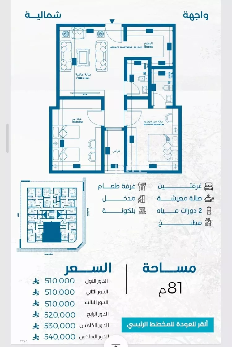 شقة للبيع في شارع الملك الصالح ايوب ابن الكامل, حي الرويس, مدينة جدة, منطقة مكة المكرمة
