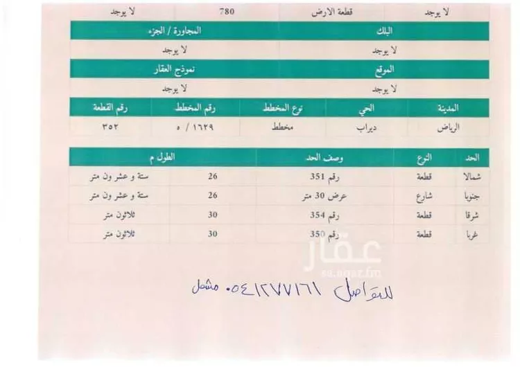 أرض للبيع في حي ديراب, مدينة الرياض, منطقة الرياض صورة 2