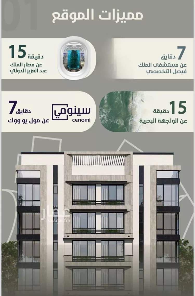 شقة للبيع في شارع احمد محمد السباعي, حي الروضة, مدينة جدة, منطقة مكة المكرمة صورة 3