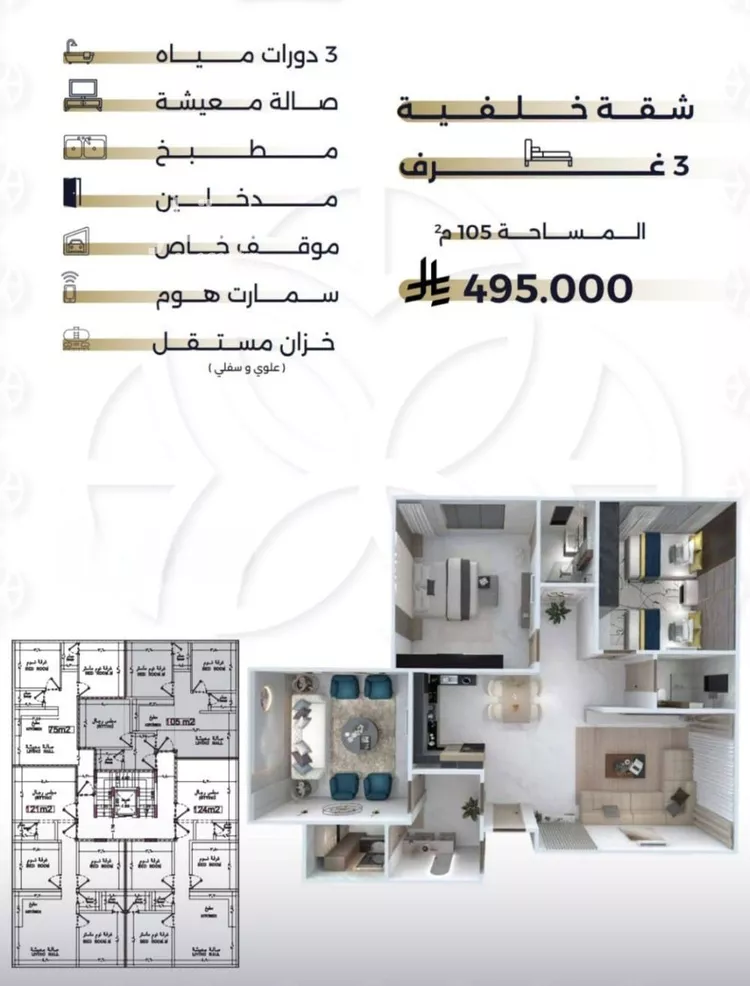 شقة للبيع في شارع بحر الجود, حي السلامة, مدينة جدة, منطقة مكة المكرمة صورة 5