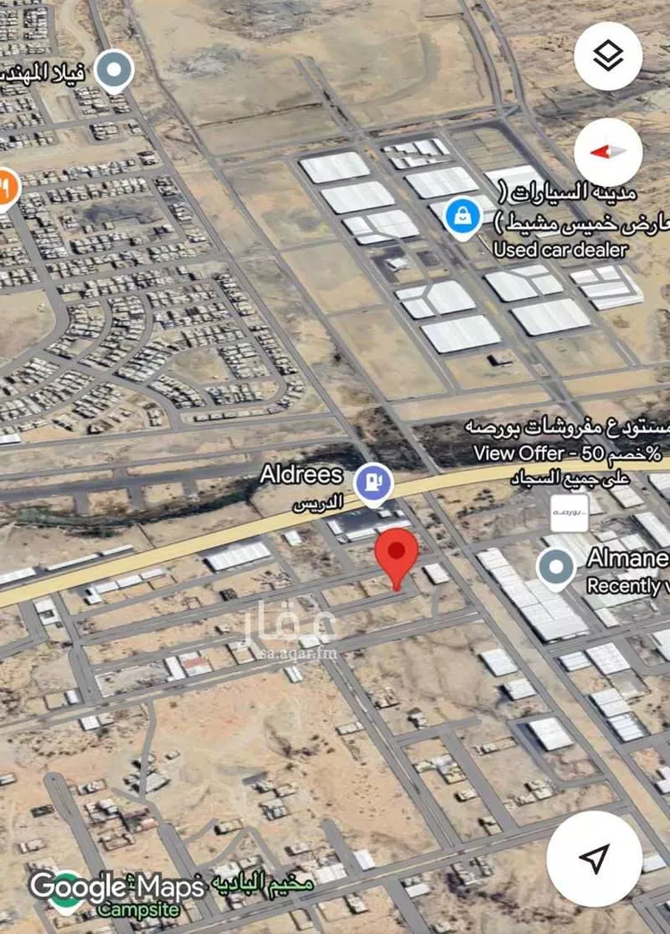 أرض للبيع في شارع الدمام 1153 ، حي قاعدة الملك عبد العزيز الجوية ، الظهران ، الدمام صورة 3