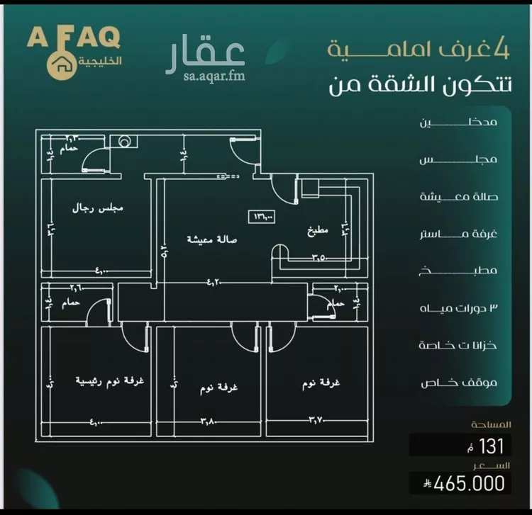 شقة للبيع في شارع عمره بن قره, حي النزهة, مدينة جدة, منطقة مكة المكرمة