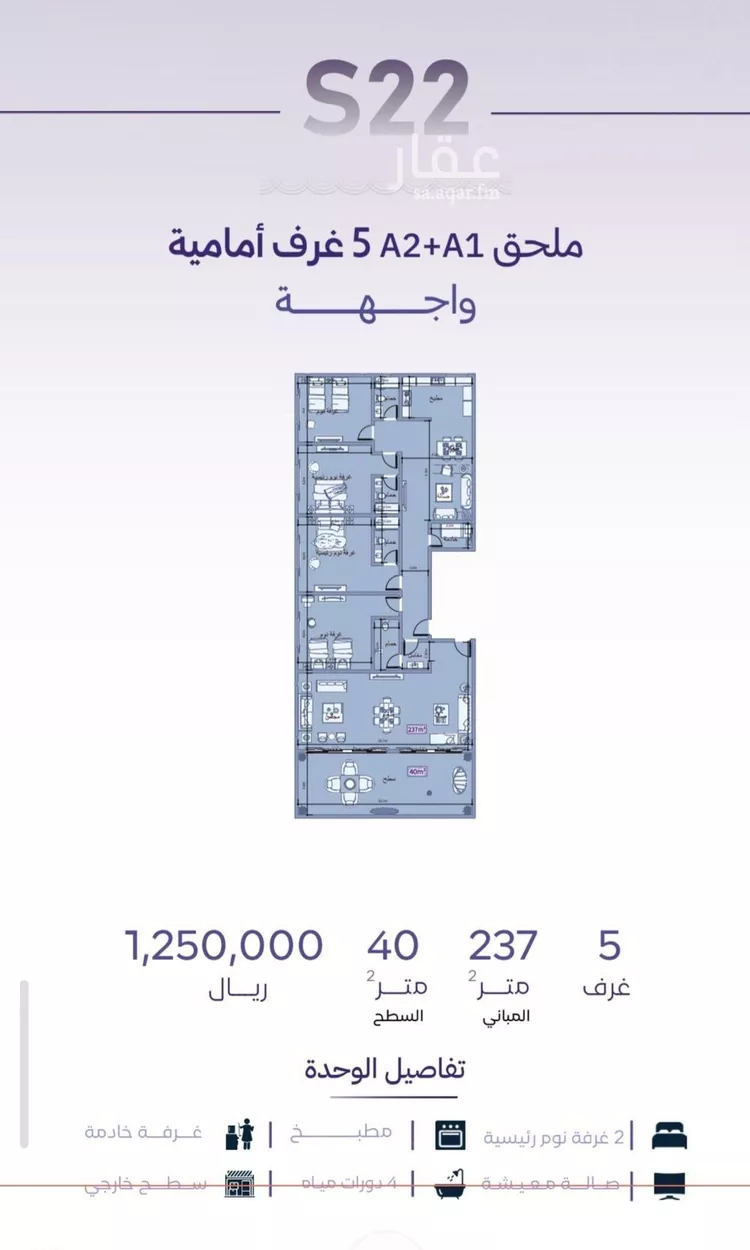 شقة للبيع في حي الزهراء, مدينة جدة, منطقة مكة المكرمة