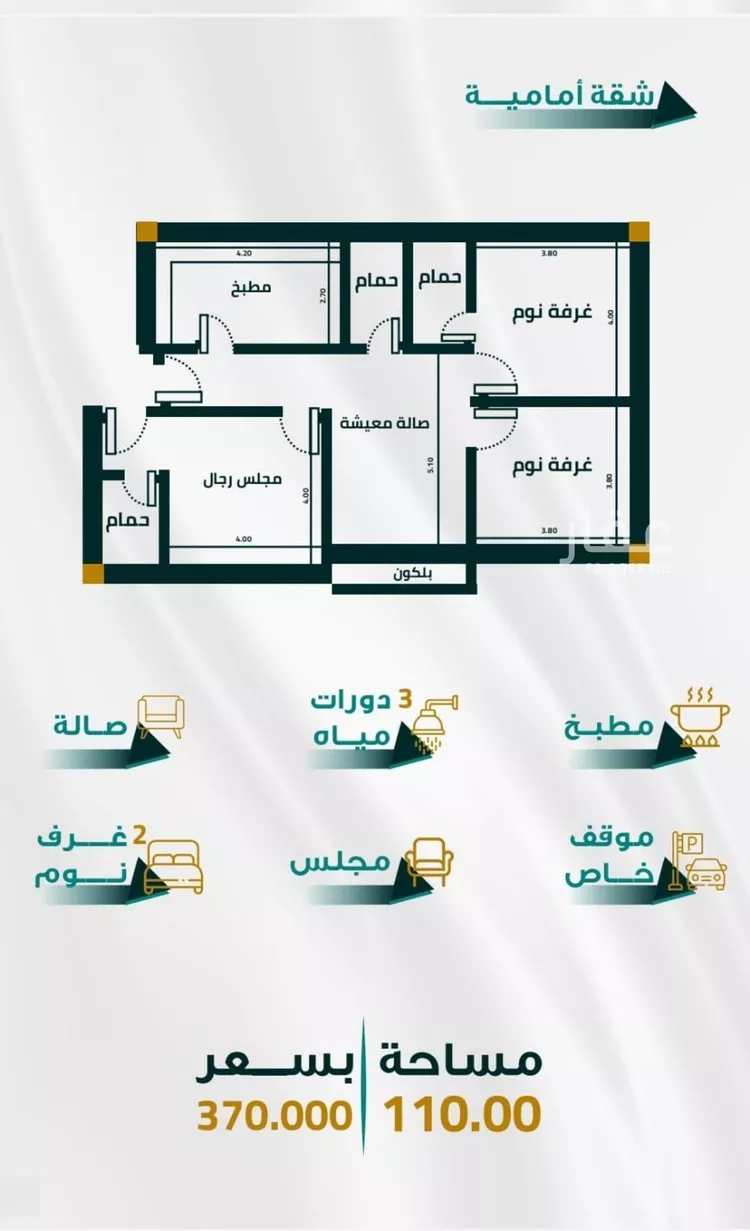شقة للبيع في شارع الأمير عبدالعزيز بن عبدالل, حي الفيحاء, مدينة جدة, منطقة مكة المكرمة