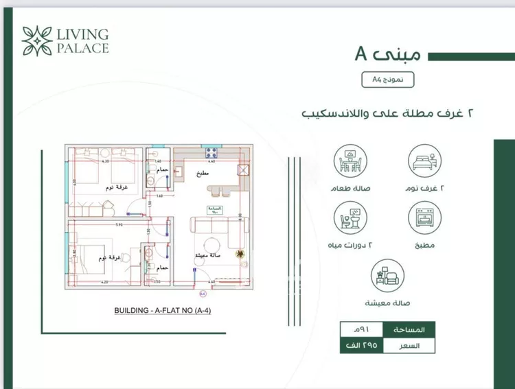 شقة للبيع في شارع النخيلات, حي الفيحاء, مدينة جدة, منطقة مكة المكرمة صورة 2