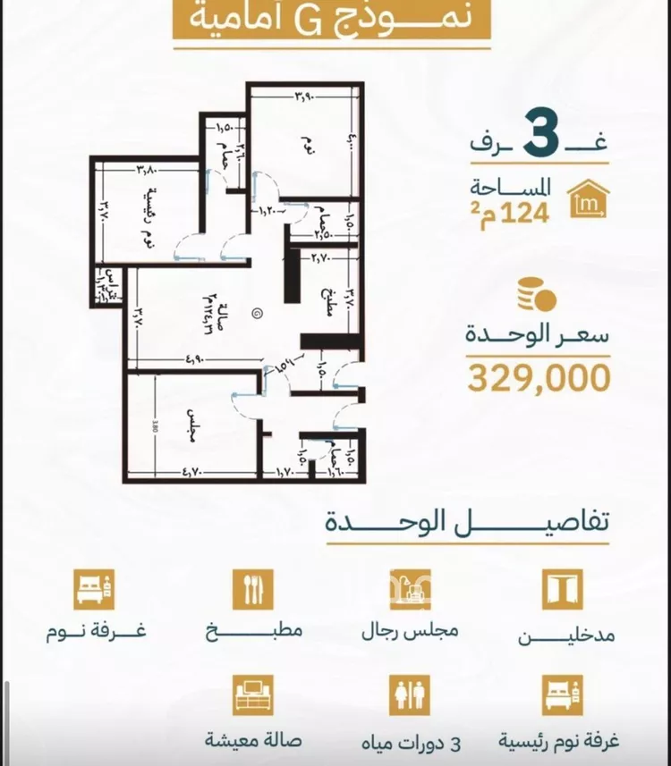 شقة للبيع في حي الريان, مدينة جدة, منطقة مكة المكرمة صورة 2