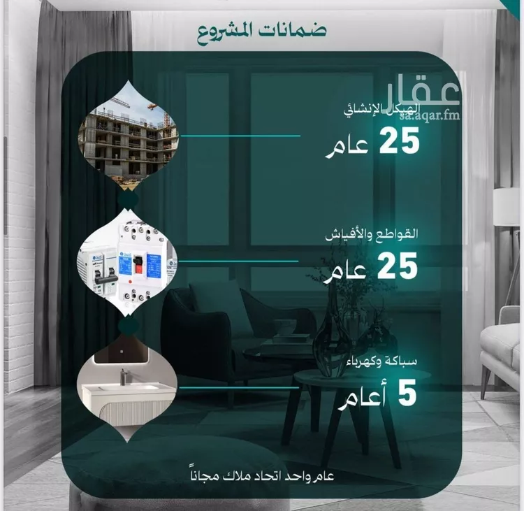شقة للبيع في شارع عاصم بن العكير, حي النزهة, مدينة جدة, منطقة مكة المكرمة صورة 3