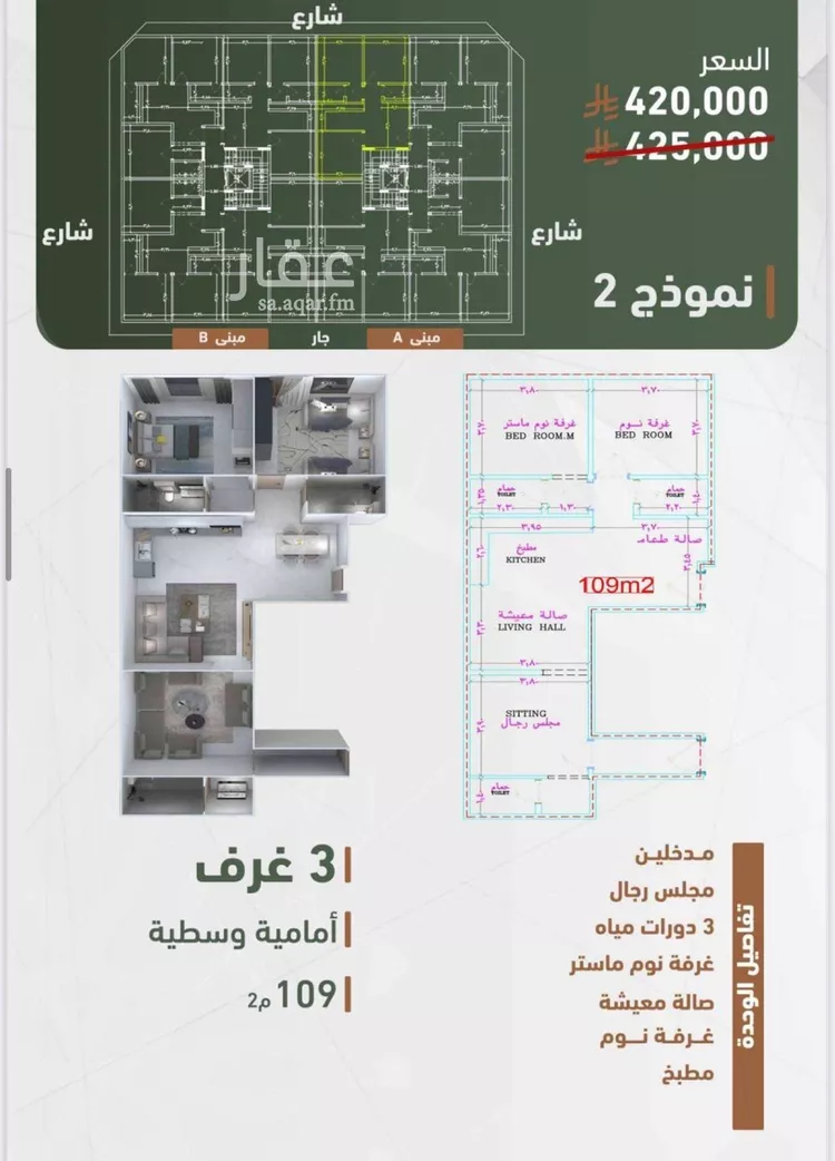شقة للبيع في شارع حمزه بن عبدالمطلب, حي الشرفية, مدينة جدة, منطقة مكة المكرمة