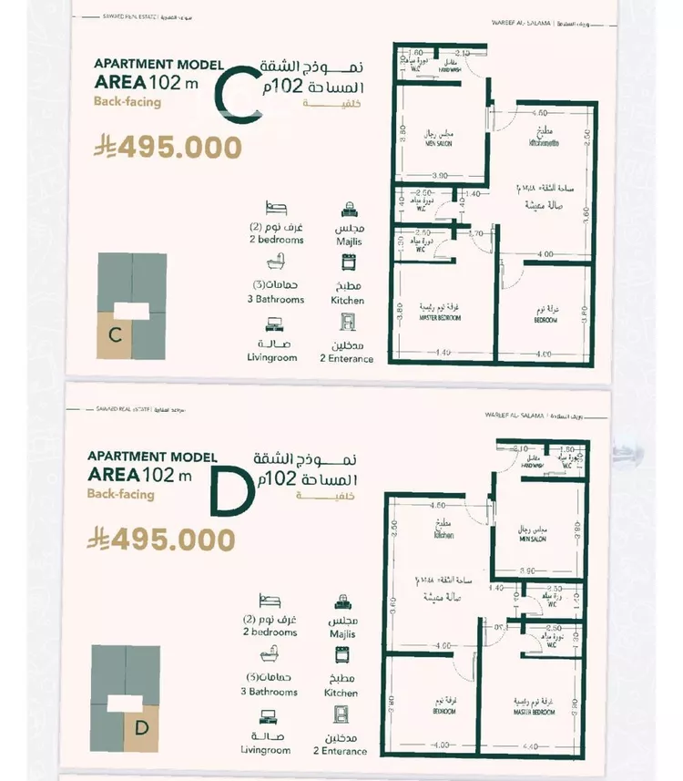 شقة للبيع في شارع علي افندي جميل, حي السلامة, مدينة جدة, منطقة مكة المكرمة صورة 3