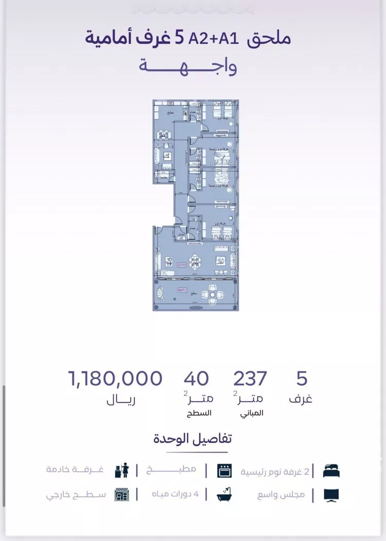 شقة للبيع في شارع سنان بن عرقه, حي الزهراء, مدينة جدة, منطقة مكة المكرمة