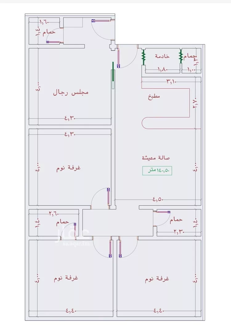 شقة للبيع في شارع عمر الخردلي, حي الجامعة, مدينة جدة, منطقة مكة المكرمة