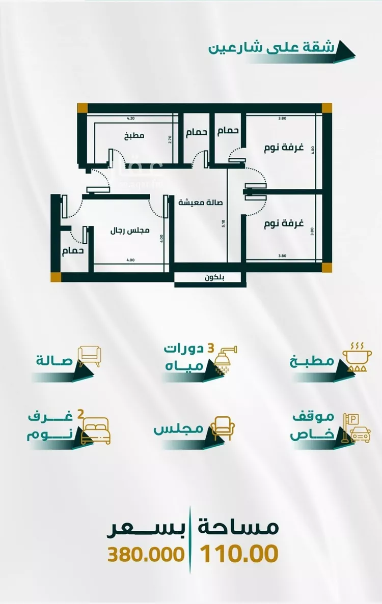 شقة للبيع في حي الفيحاء, مدينة جدة, منطقة مكة المكرمة