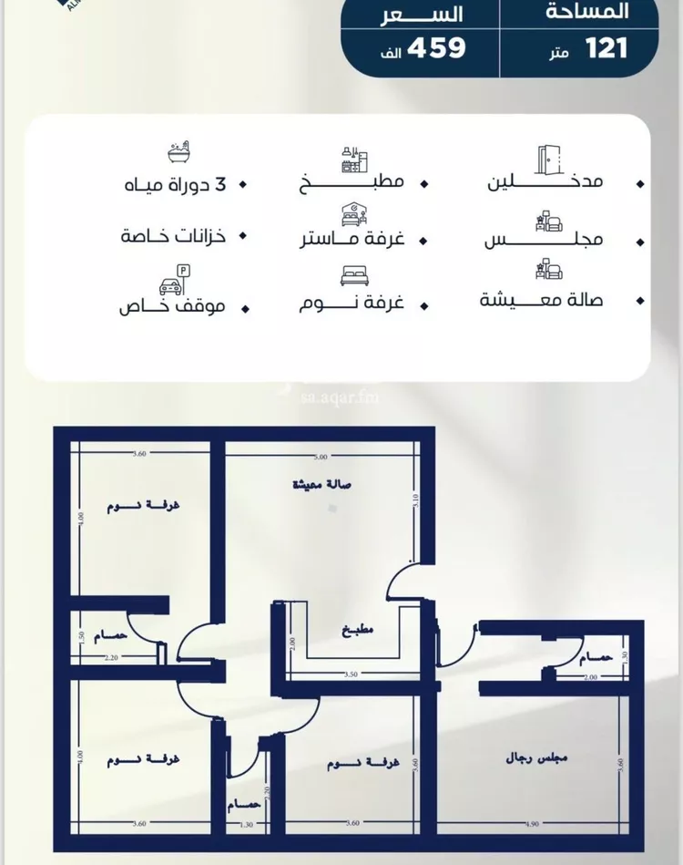شقة للبيع في شارع عرابه ابن شماخ, حي النزهة, مدينة جدة, منطقة مكة المكرمة صورة 2
