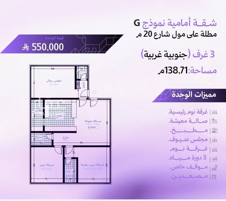 شقة للبيع في حي أبحر الجنوبية, مدينة جدة, منطقة مكة المكرمة صورة 4