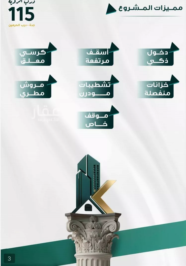 شقة للبيع في حي الفيحاء, مدينة جدة, منطقة مكة المكرمة صورة 2