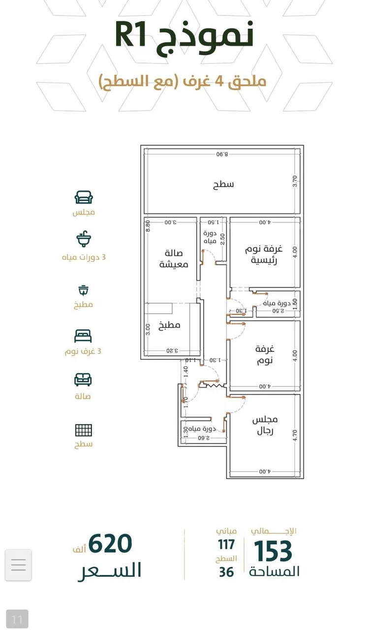 Apartment for Sale in Jeddah Ar Rabwah صورة 4