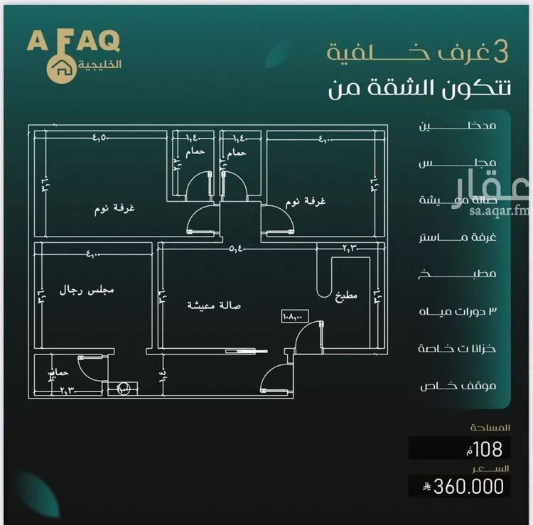 شقة للبيع في حي النزهة, مدينة جدة, منطقة مكة المكرمة صورة 2