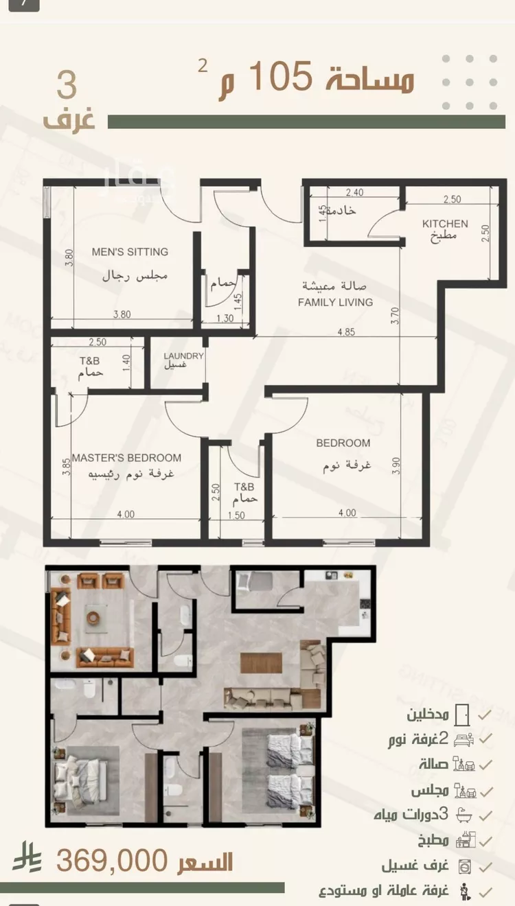 شقة للبيع في شارع ثلوث بني شهر, حي النزهة, مدينة جدة, منطقة مكة المكرمة صورة 3