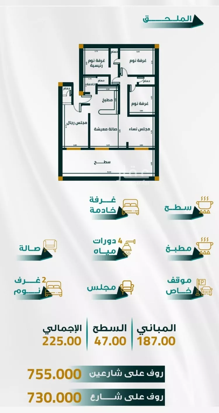 شقة للبيع في شارع ابو ذر الغفاري, حي الفيحاء, مدينة جدة, منطقة مكة المكرمة