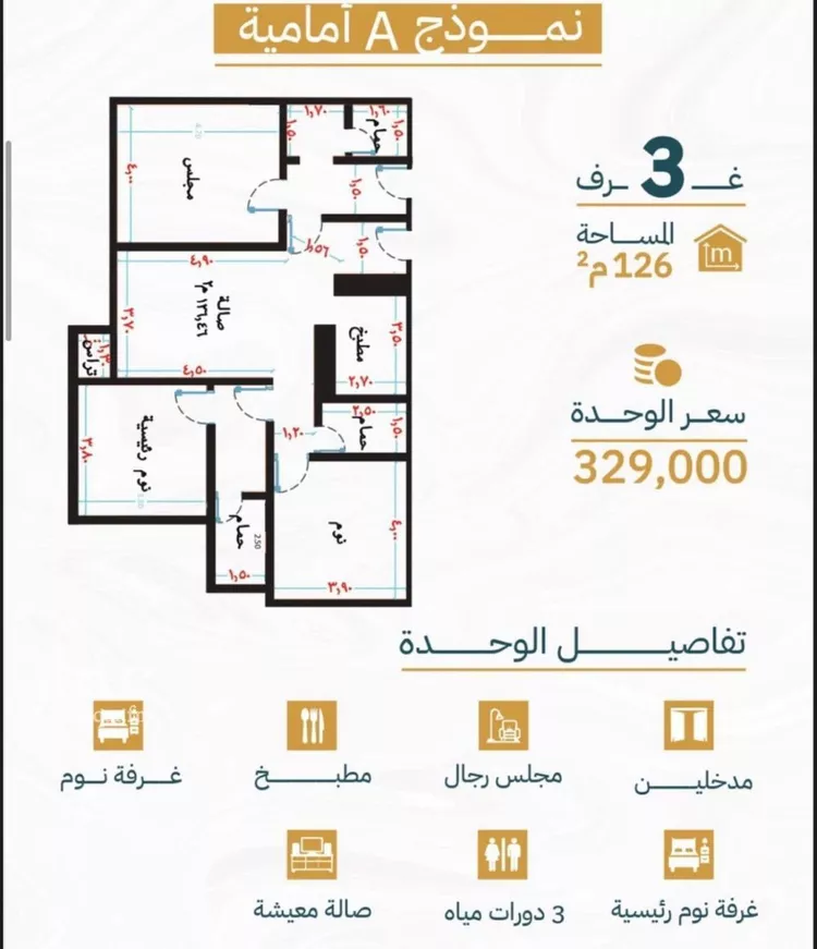 شقة للبيع في حي الريان, مدينة جدة, منطقة مكة المكرمة