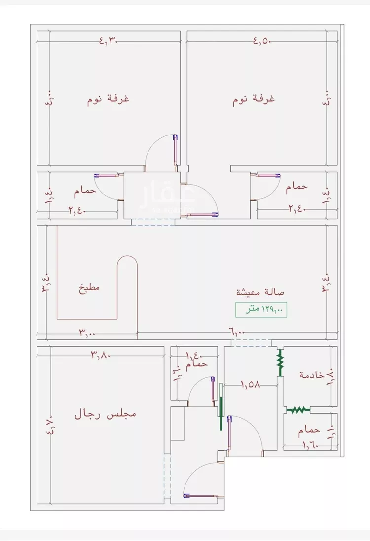 شقة للبيع في شارع عمر الخردلي, حي الجامعة, مدينة جدة, منطقة مكة المكرمة