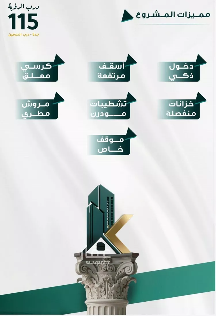 شقة للبيع في شارع محمد باقبص, حي الفيحاء, مدينة جدة, منطقة مكة المكرمة صورة 2