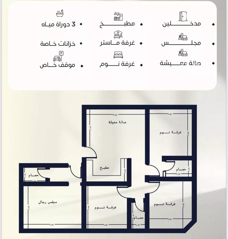 شقة للبيع في حي النزهة, مدينة جدة, منطقة مكة المكرمة 1 صورة