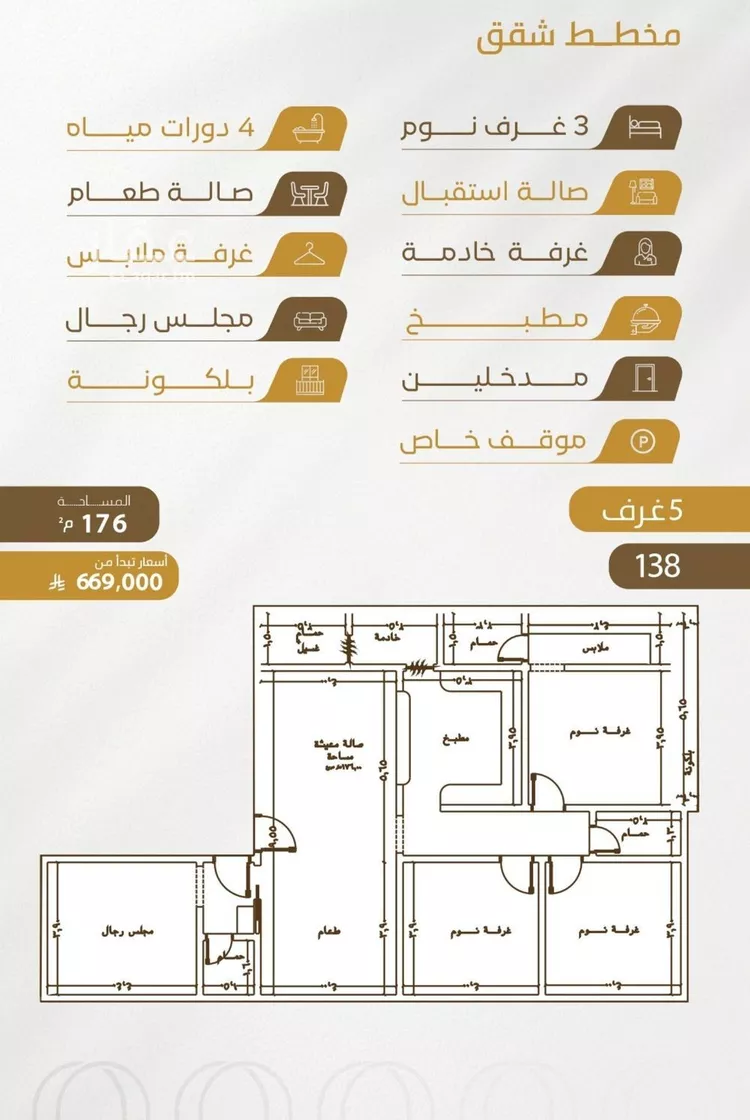 شقة للبيع في حي الورود, مدينة جدة, منطقة مكة المكرمة
