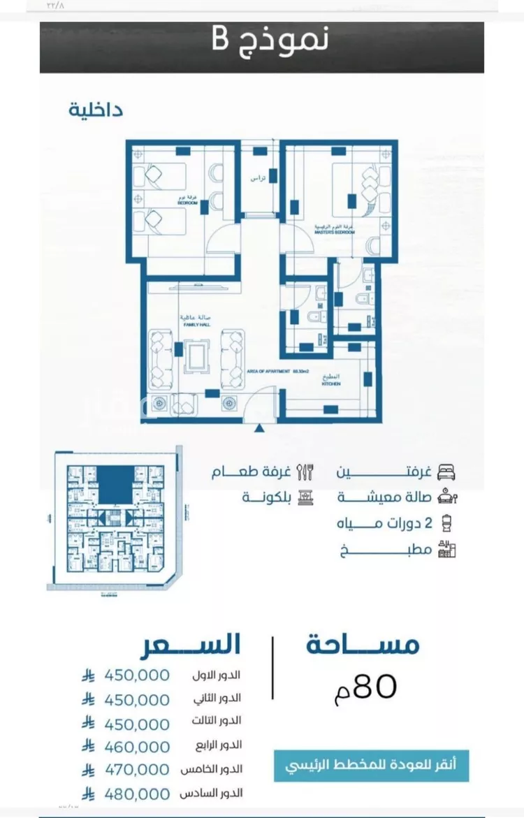 Apartment for Sale in Jeddah Al Ruwais