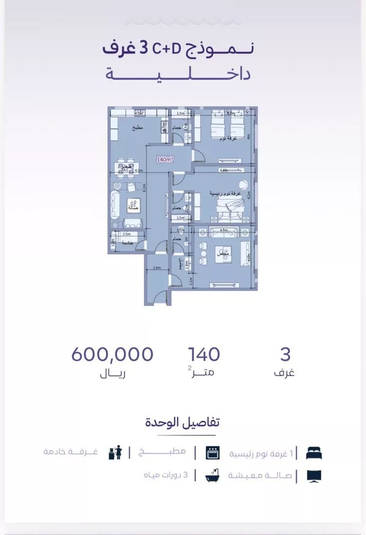 شقة للبيع في شارع خضر افندي, حي الزهراء, مدينة جدة, منطقة مكة المكرمة