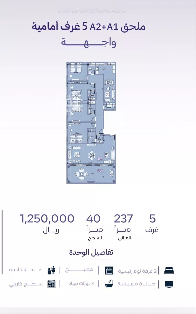 شقة للبيع في شارع خضر افندي, حي الزهراء, مدينة جدة, منطقة مكة المكرمة صورة 2