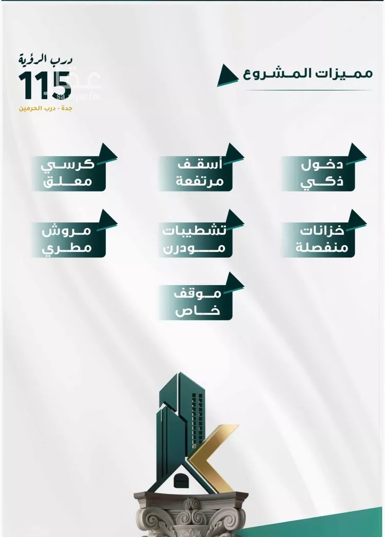 شقة للبيع في شارع ابو ذر الغفاري, حي الفيحاء, مدينة جدة, منطقة مكة المكرمة صورة 4