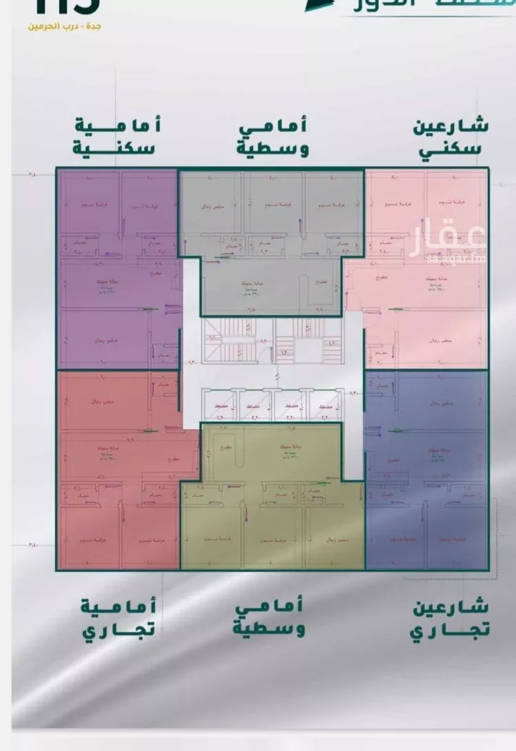 شقة للبيع في شارع ابو ذر الغفاري, حي الفيحاء, مدينة جدة, منطقة مكة المكرمة صورة 2