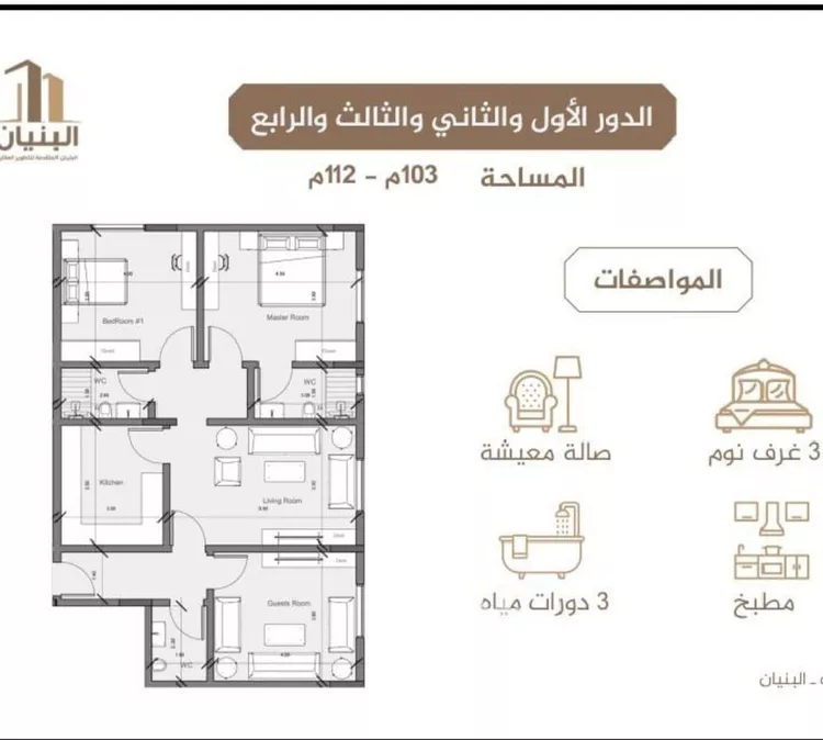 شقة للبيع في شارع فيض الرحمة, حي الرويس, مدينة جدة, منطقة مكة المكرمة صورة 3