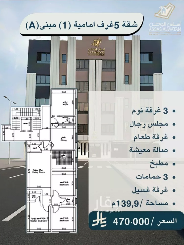 شقة للبيع في شارع أحمد بن زواوي المالكي, حي الأمير عبدالمجيد, مدينة جدة, منطقة مكة المكرمة