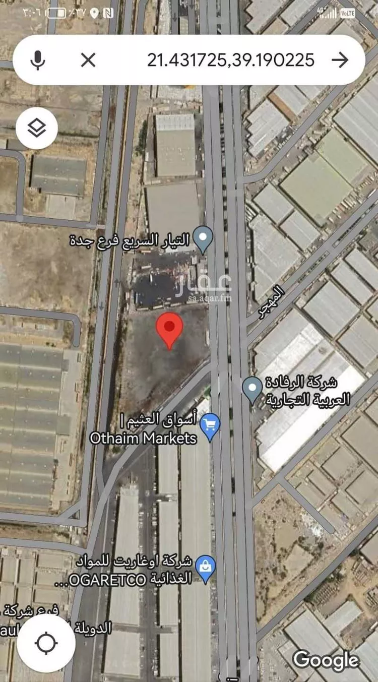 أرض للإيجار في طريق الملك فيصل الفرعي ، حي المحجر ، جدة ، جدة صورة 3