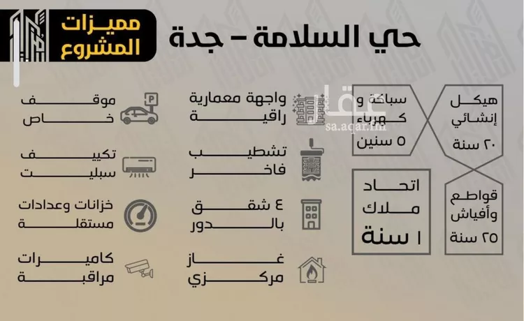 شقة للبيع في شارع سلمه بن هشام, حي السلامة, مدينة جدة, منطقة مكة المكرمة صورة 3