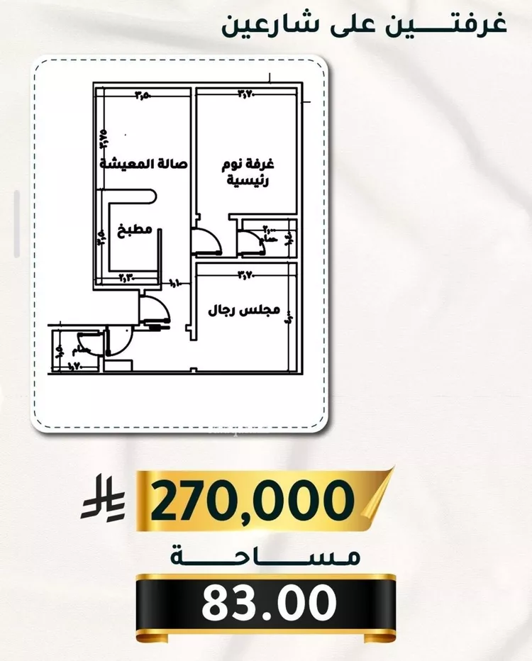 شقة للبيع في شارع الاسود, حي الثغر, مدينة جدة, منطقة مكة المكرمة صورة 2