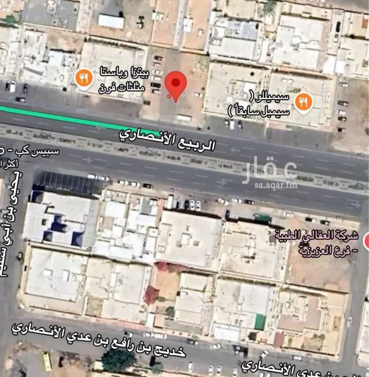 أرض للبيع في شارع الربيع الانصاري ، حي الدفاع ، المدينة المنورة ، منطقة المدينة المنورة