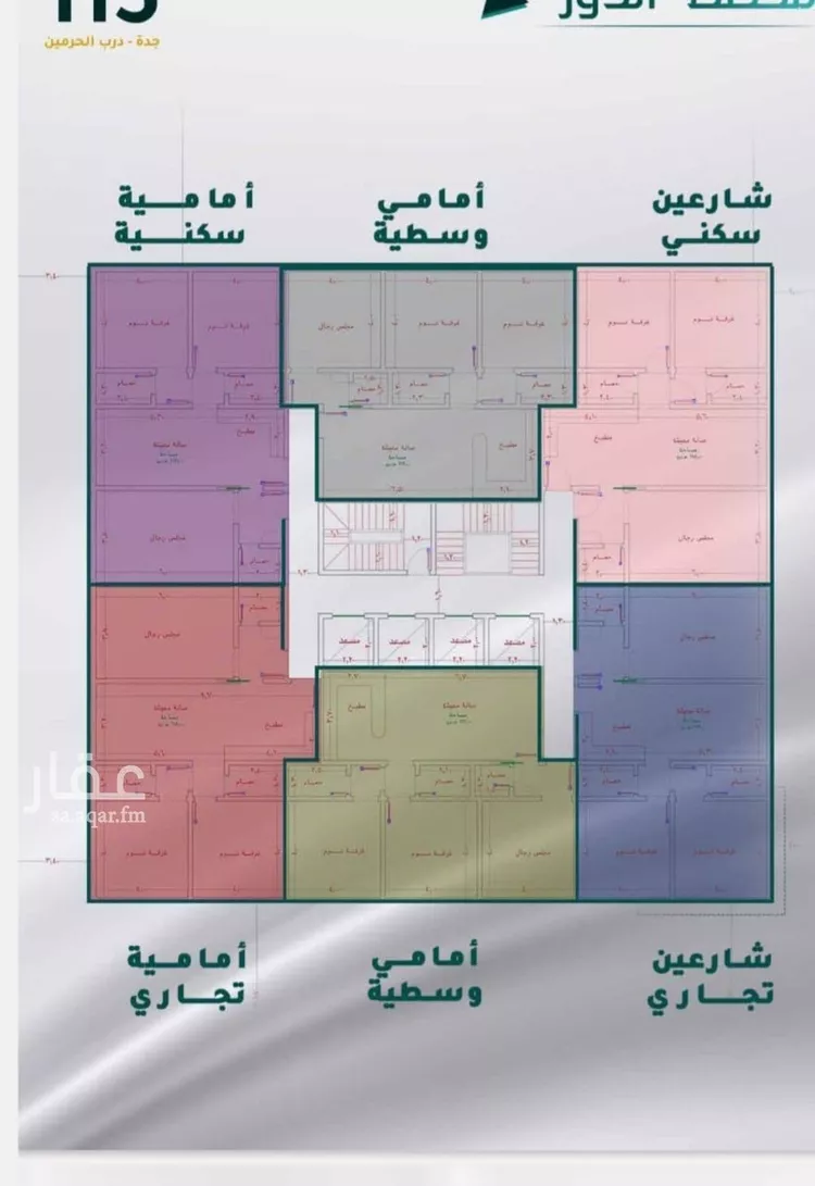 شقة للبيع في شارع ابو ذر الغفاري, حي الفيحاء, مدينة جدة, منطقة مكة المكرمة صورة 3
