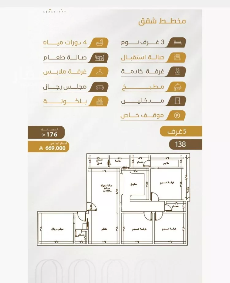 شقة للبيع في شارع سهل بن حنيف, حي الورود, مدينة جدة, منطقة مكة المكرمة صورة 3