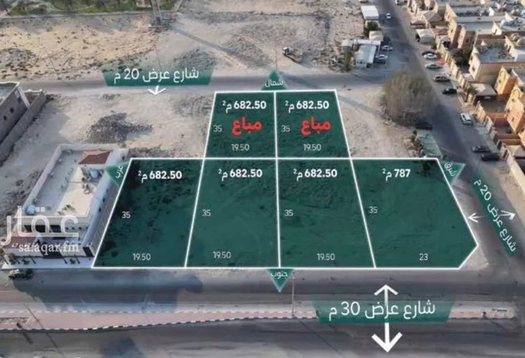 أرض للبيع في شارع نافع بن مالك, حي الندى, مدينة الدمام, المنطقة الشرقية