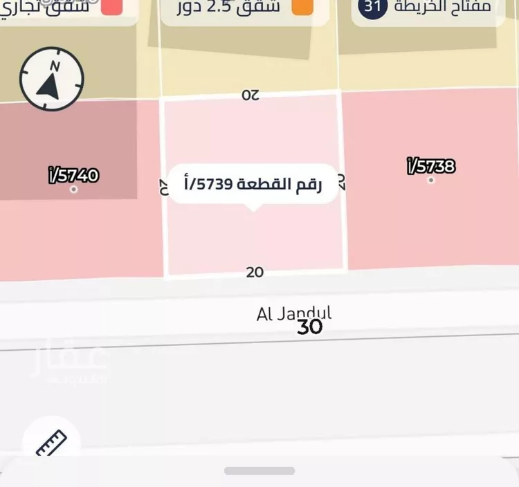 أرض للبيع في شارع الجنادل, حي ظهرة لبن, مدينة الرياض, منطقة الرياض صورة 2