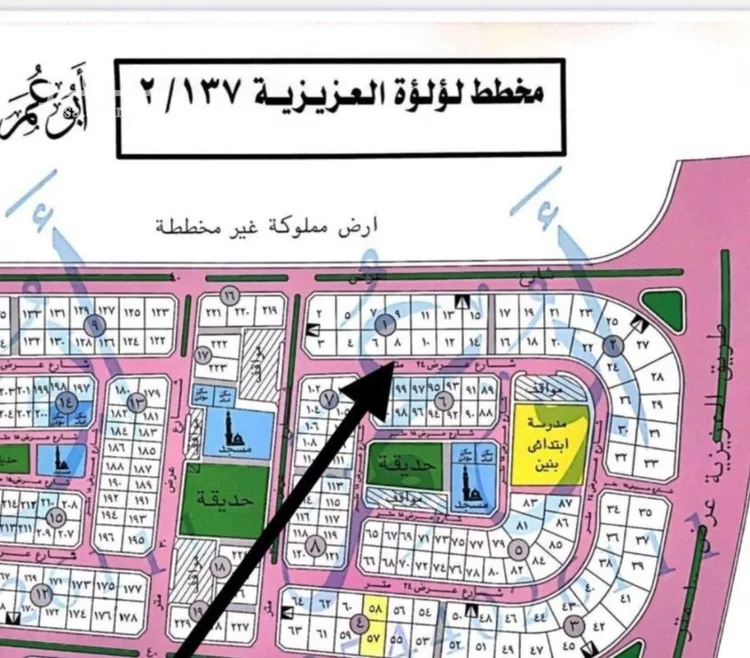 أرض للبيع في شارع الحكمة, حي العقيق, مدينة الخبر, المنطقة الشرقية