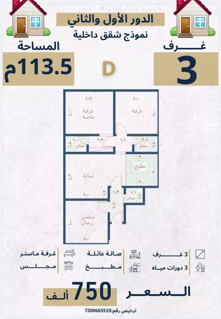 شقة للبيع في شارع الإستطلاع, حي النهضة, مدينة جدة, منطقة مكة المكرمة صورة 3
